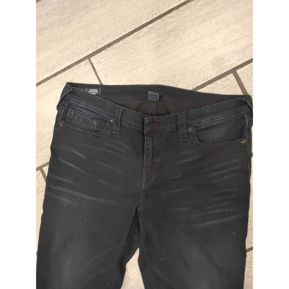 True Religion Stella Low Rise Skinny Jeans Dark Wash Women's Size 33 - Picture 2 of 12
